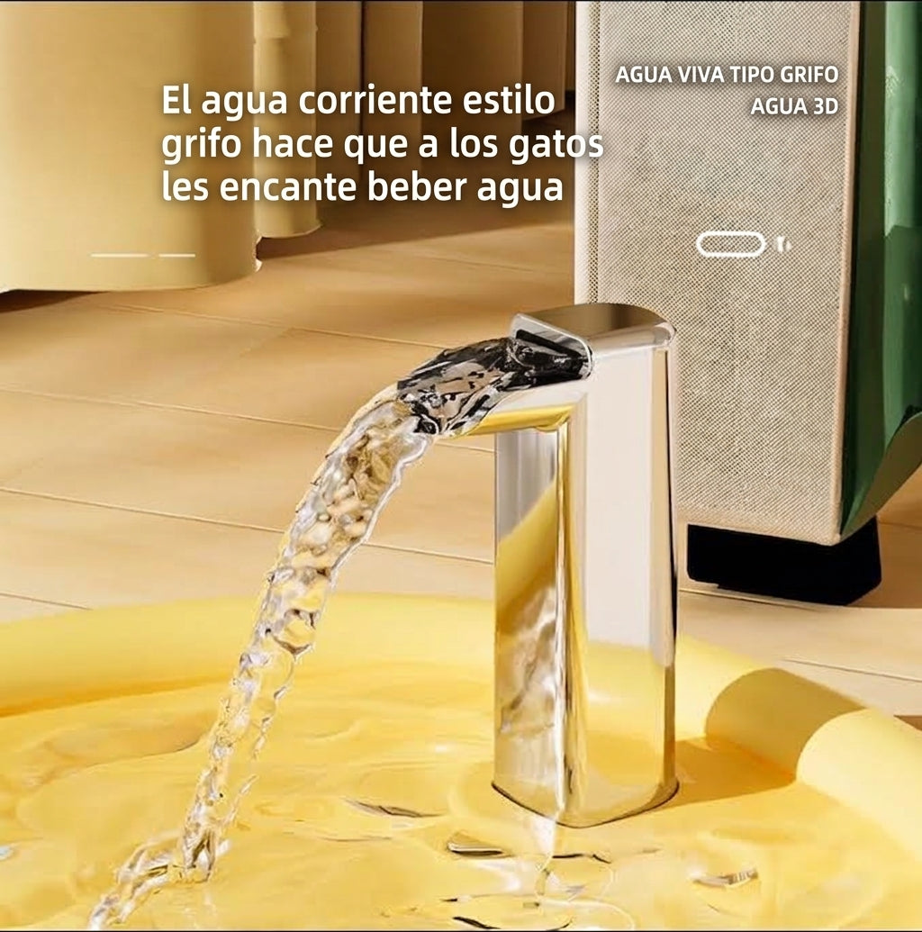 Fuente de Agua Automática para Gatos y Perros con Filtro